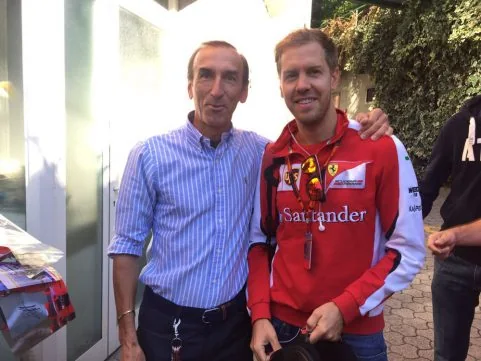 Sebastian Vettel, ospite dell’Hotel Fossati
