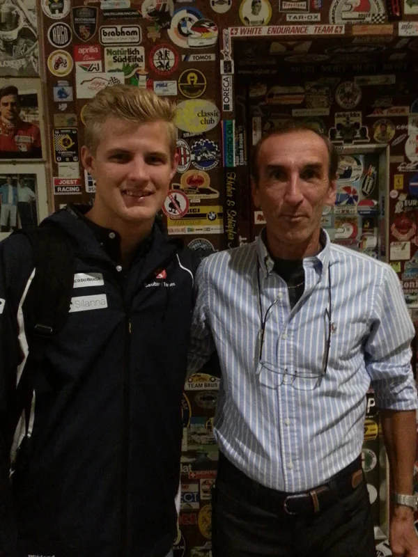 Marcus Ericsson, ospite dell’Hotel Fossati