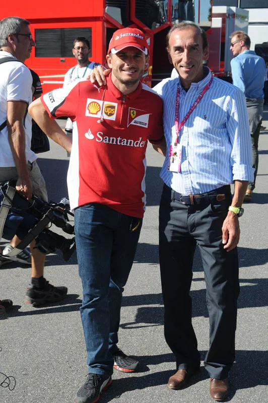 Giancarlo Fisichella, ospite dell’Hotel Fossati