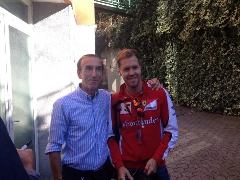 Vettel, ospite dell’Hotel Fossati