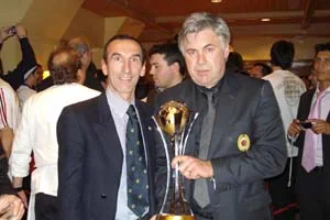Carlo Ancelotti, ospite dell’Hotel Fossati