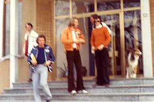 Jochen Mass -James Hunt- Jackie Stewart, ospite dell’Hotel Fossati